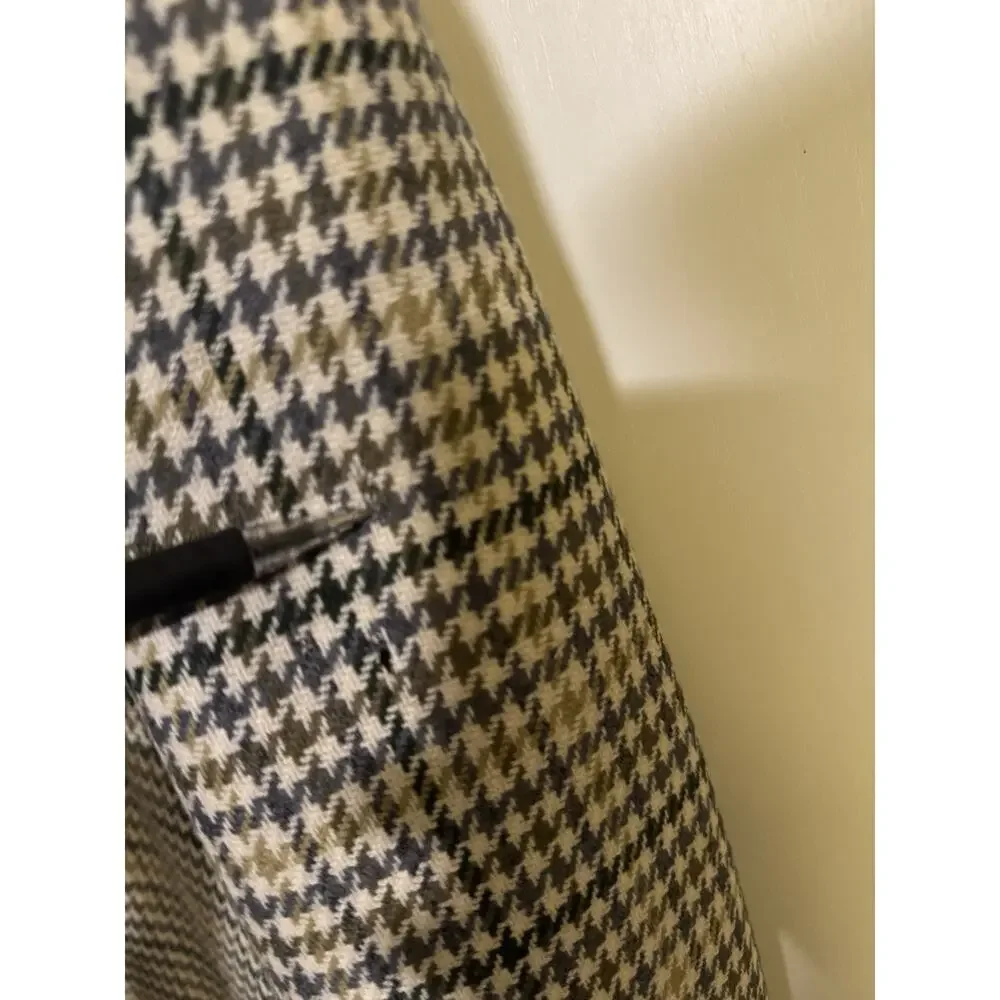 Vintage Gucci Wool & Cashmere Houndstooth Sport Coat - Made in Italy / Blazer